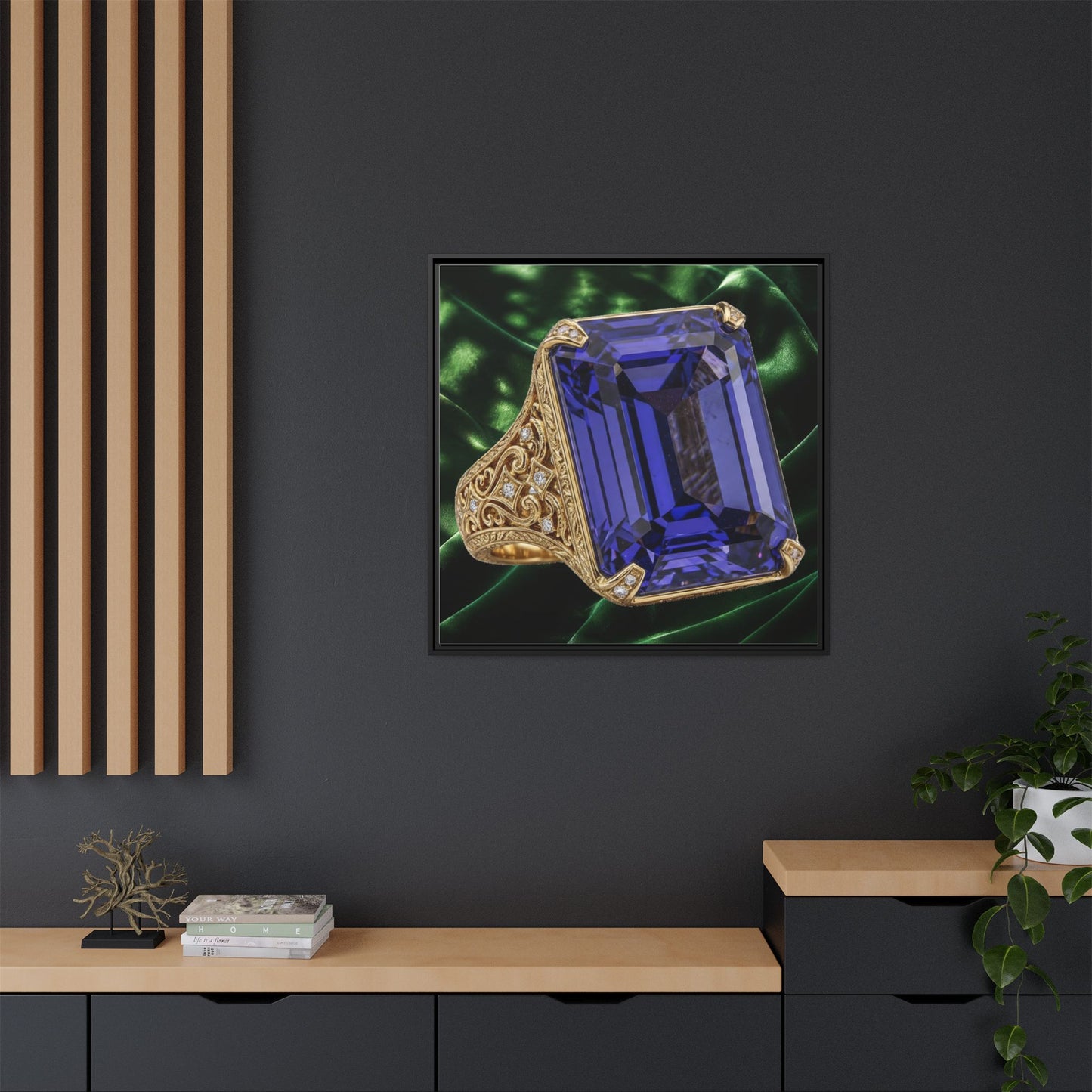 Tanzanite Verdant Glow Ring Canvas