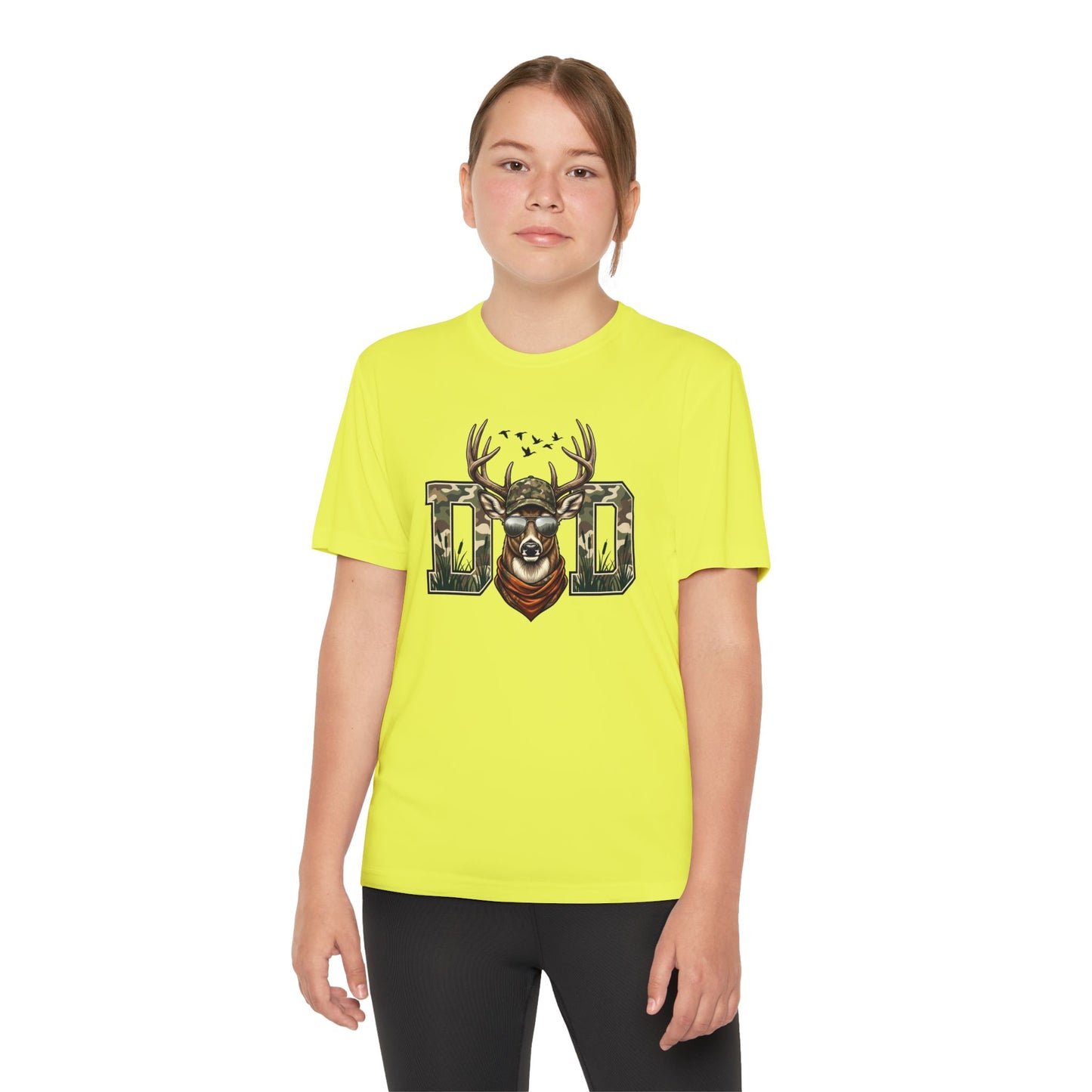 Youth Camo Deer Graphic T-Shirt