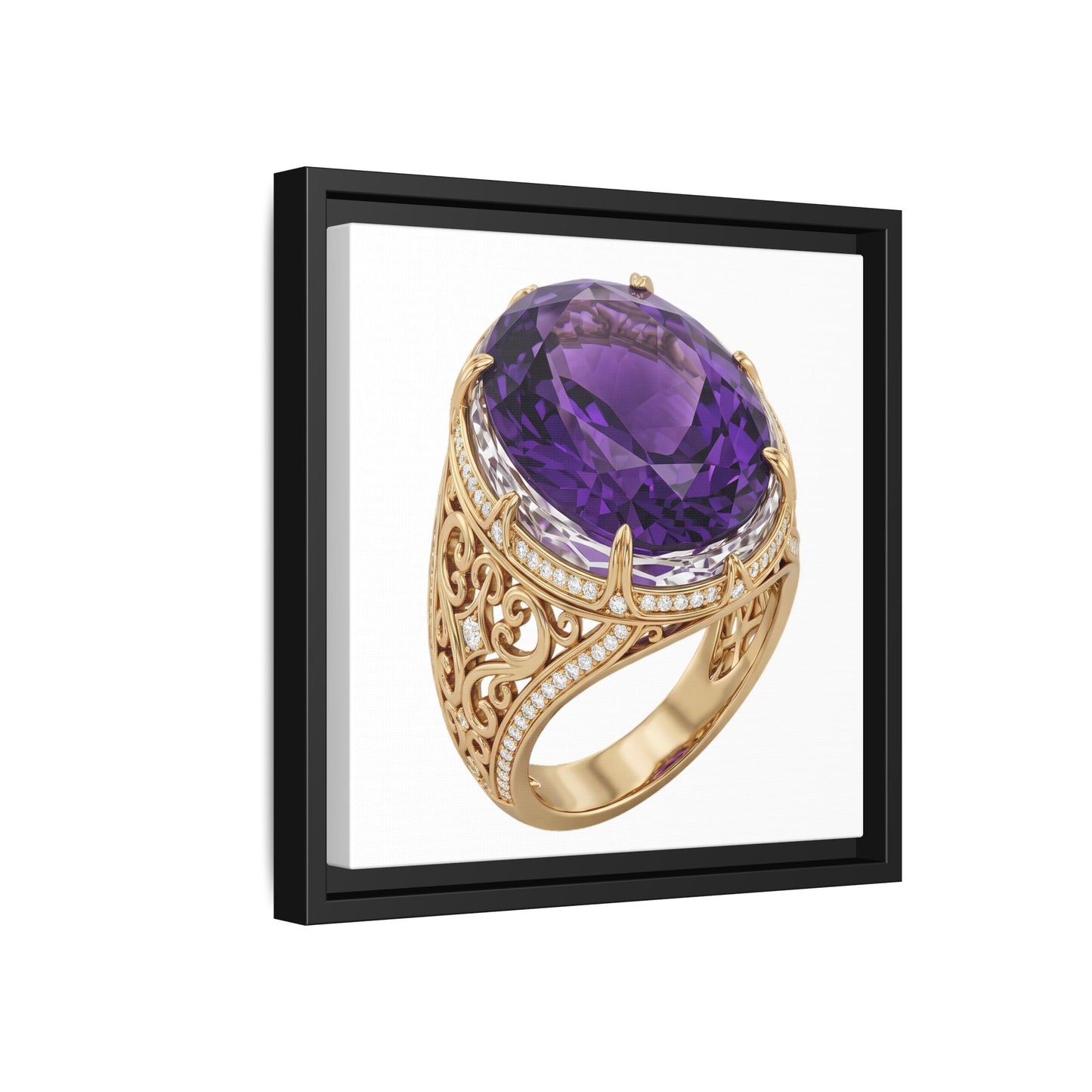 Amethyst Emblem Canvas Print