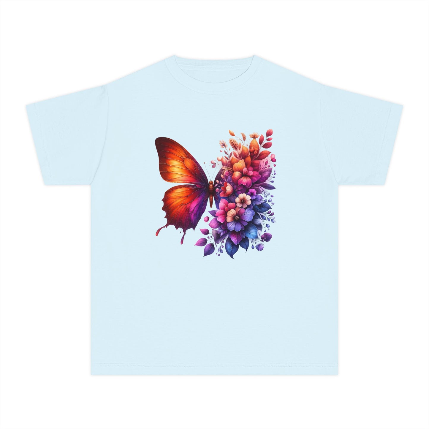 Butterfly Floral Youth T-Shirt
