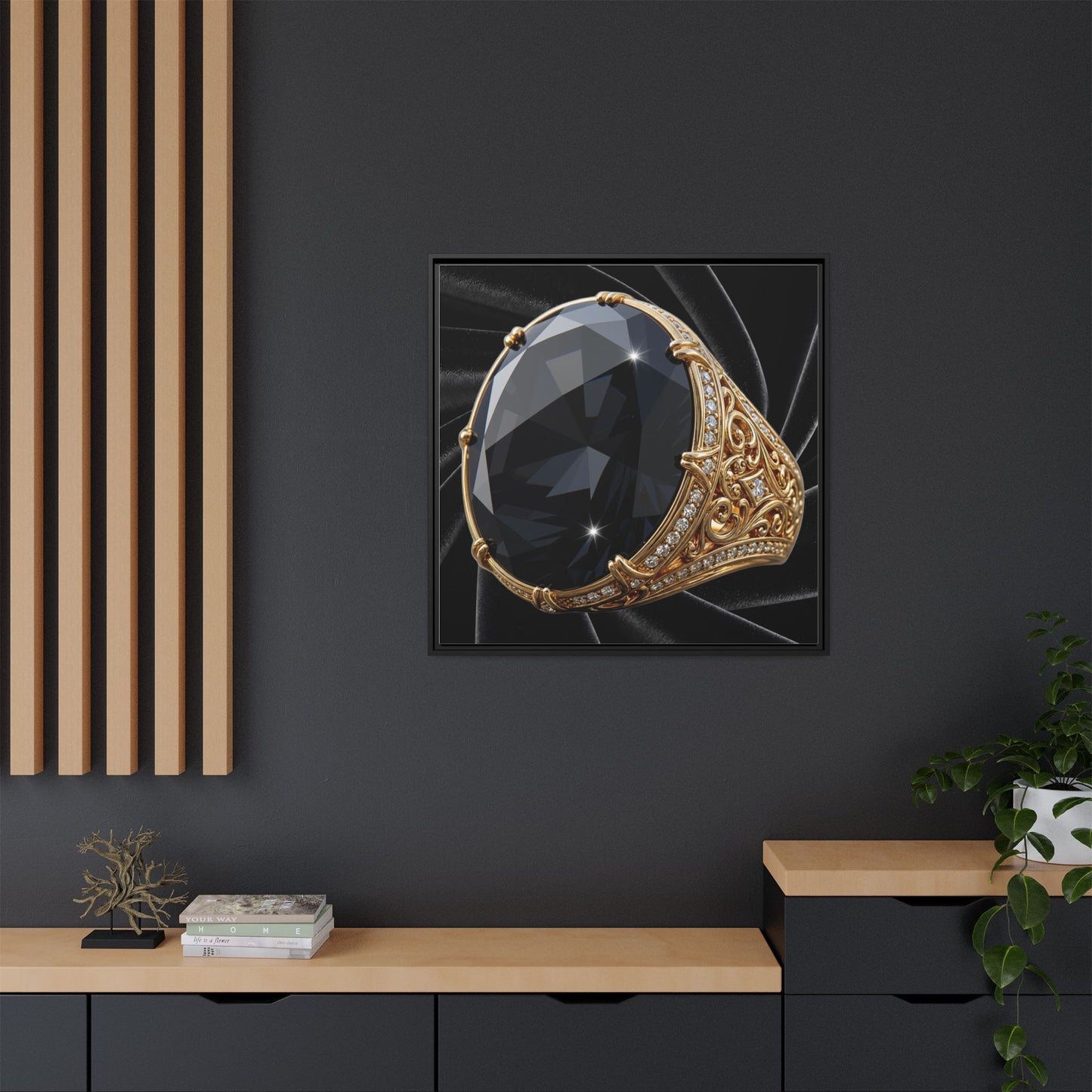 Black Diamond Satin Eclipse Canvas