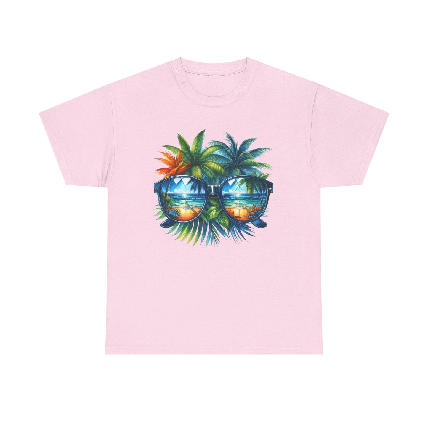 Tropical Sunglasses Palm Tree T-Shirt