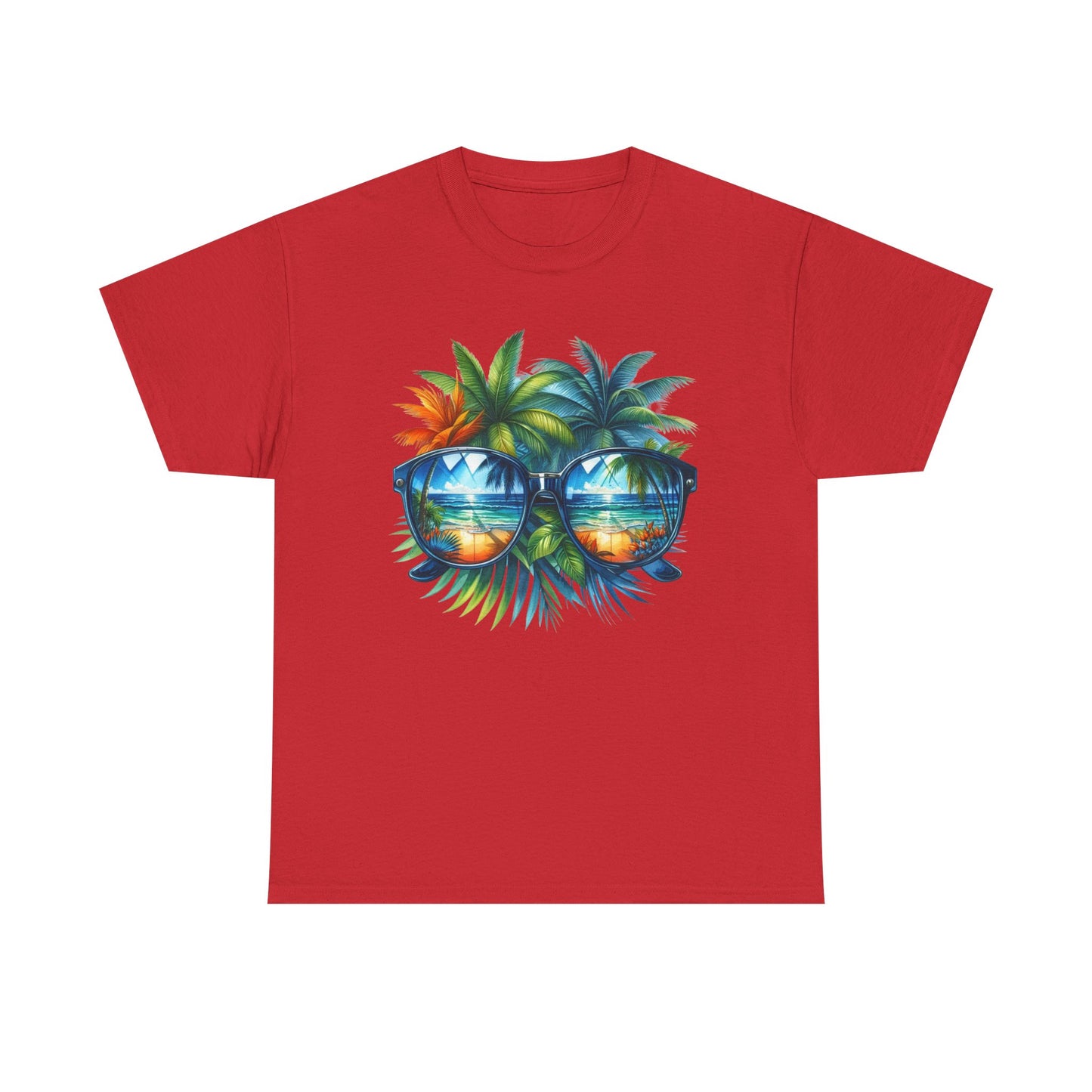 Tropical Sunglasses Palm Tree T-Shirt