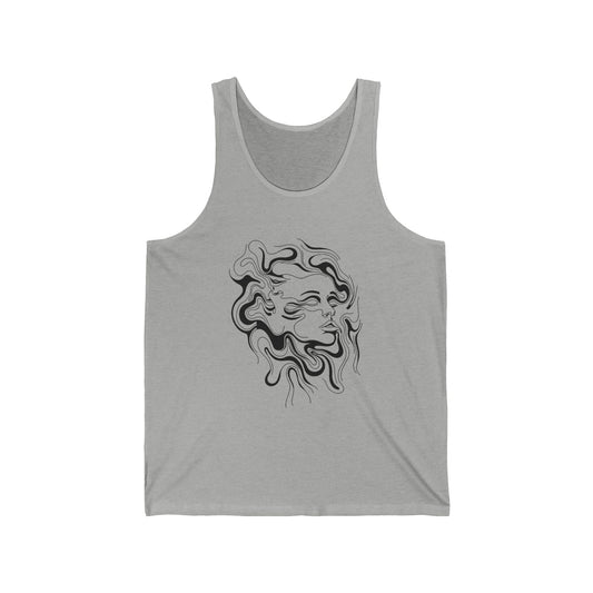Medusa Line Art Tank Top