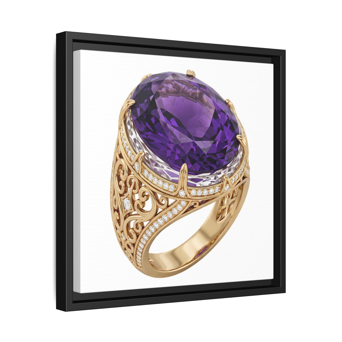 Amethyst Emblem Canvas Print