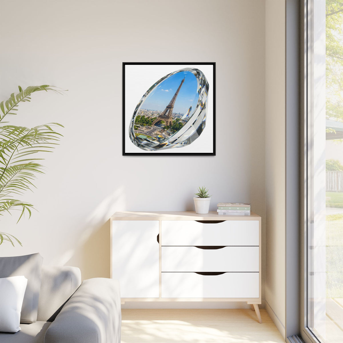 Parisian Vista Framed Art
