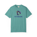 Cobalt Lapis Interlink Front Emblem Ring-Spun Cotton Tee