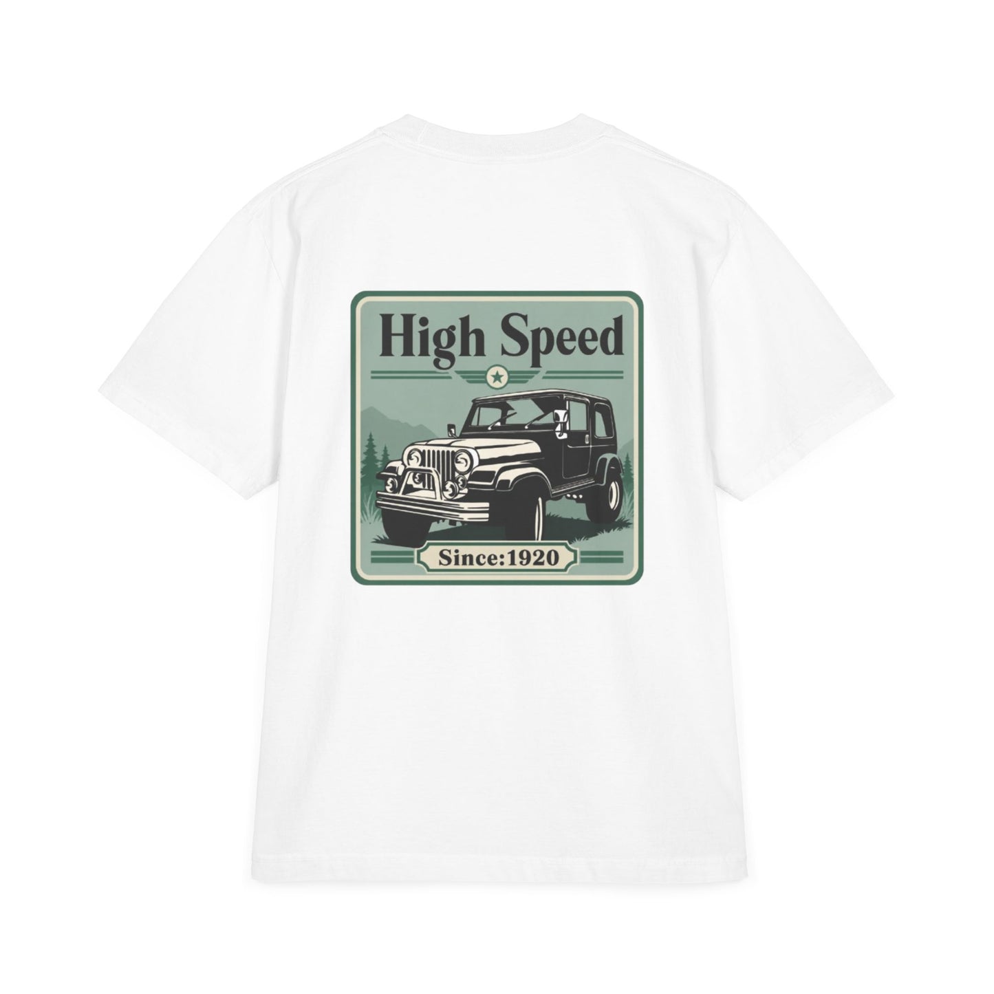 High Speed Vintage 4x4 Graphic Drop-Shoulder T-Shirt