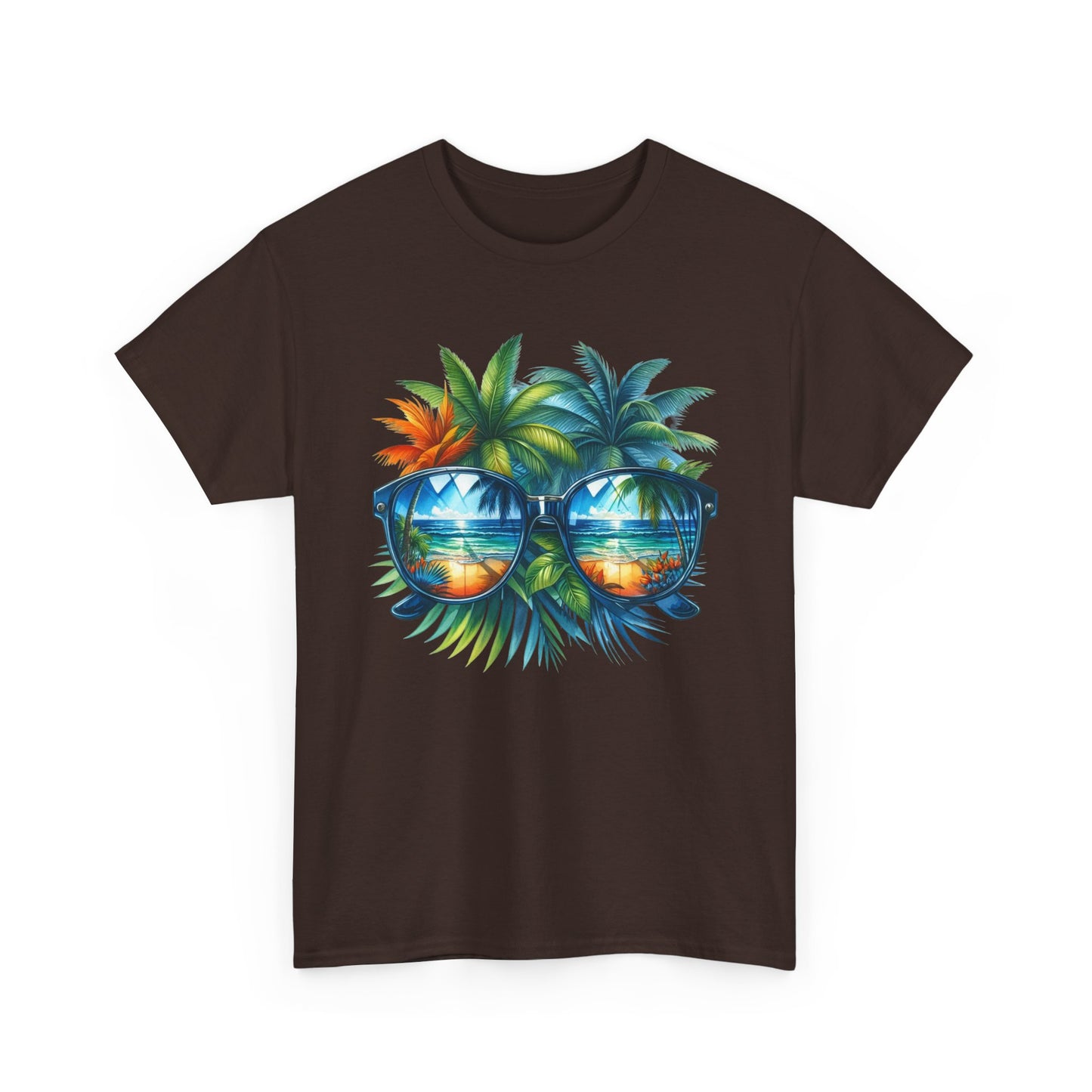 Tropical Sunglasses Palm Tree T-Shirt