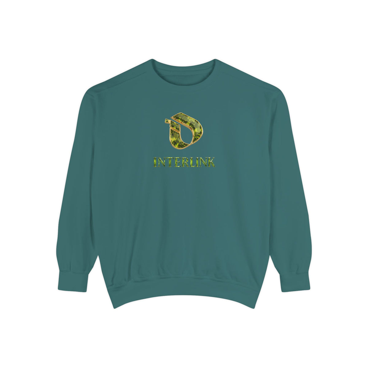 Peridot Meadowlight Interlink Women’s Crewneck Sweatshirt