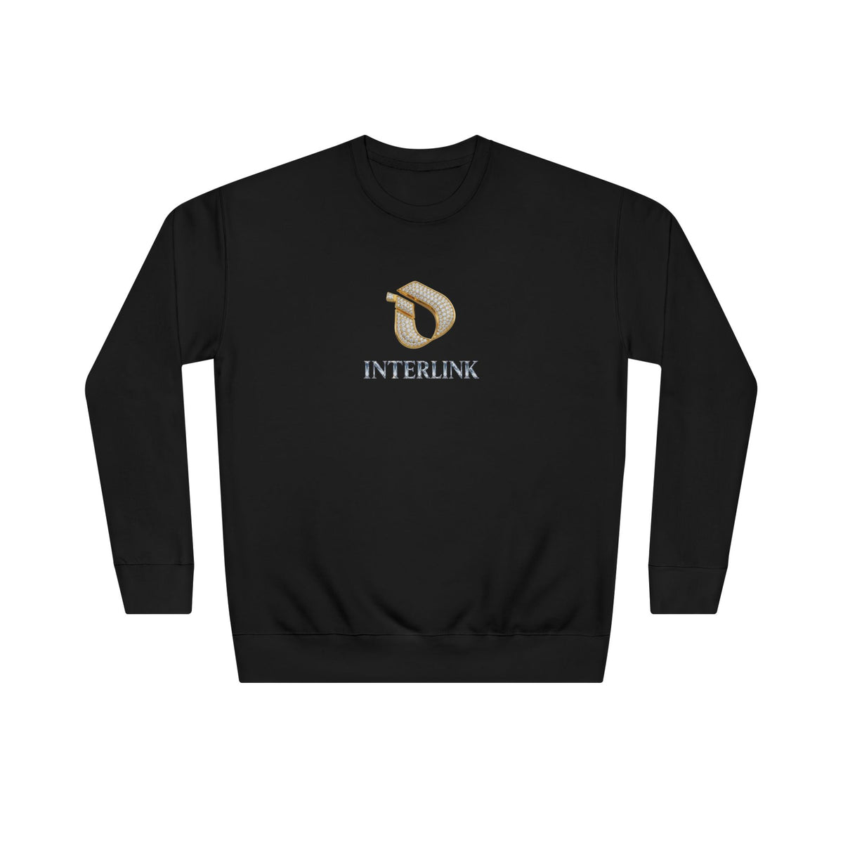 Cut-Diamond Gleam Interlink Crewneck