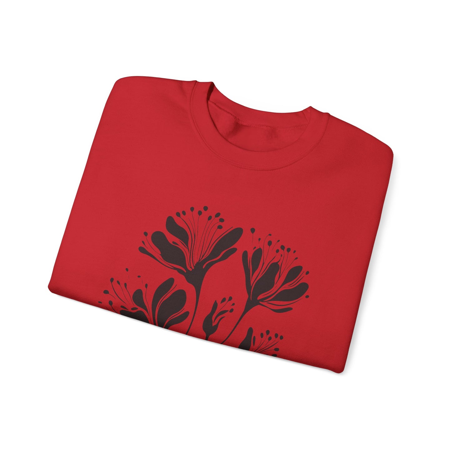 Minimal Floral Line Art Sweatshirt