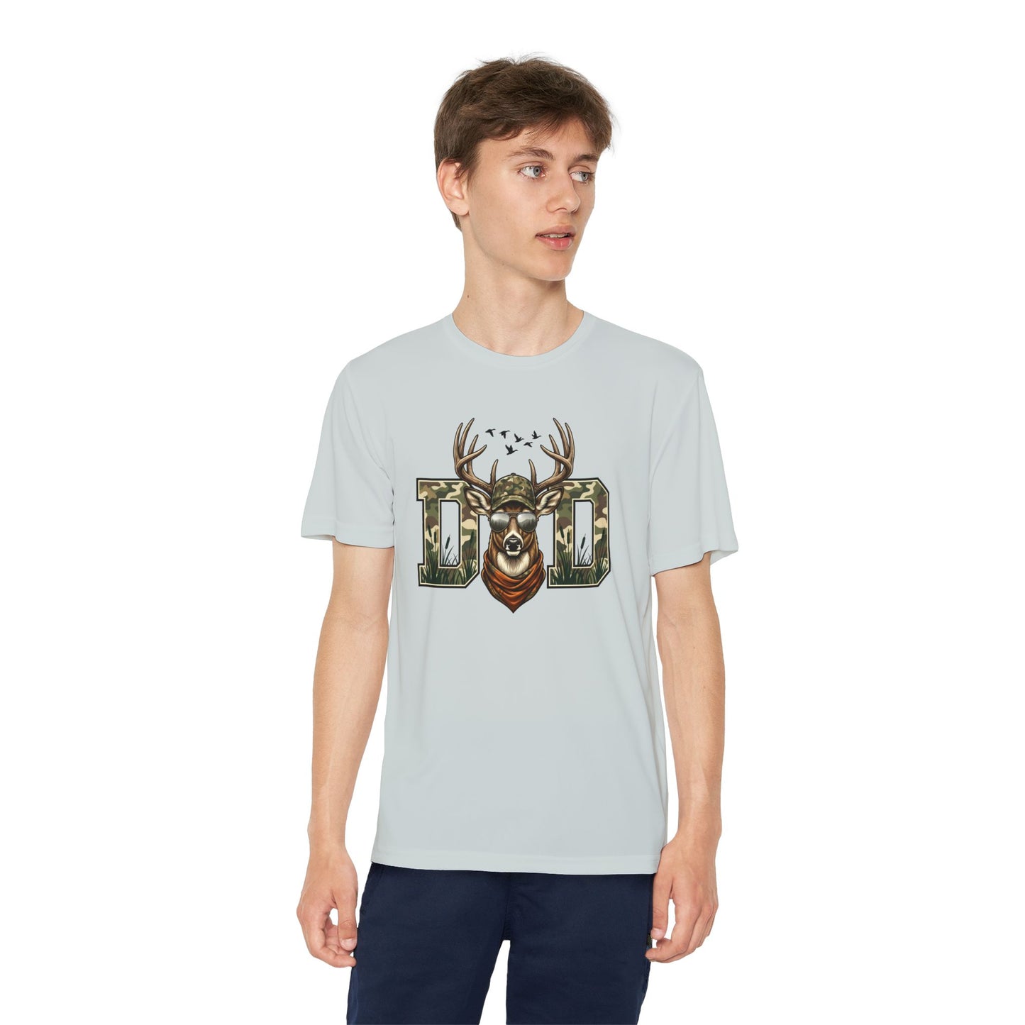 Youth Camo Deer Graphic T-Shirt