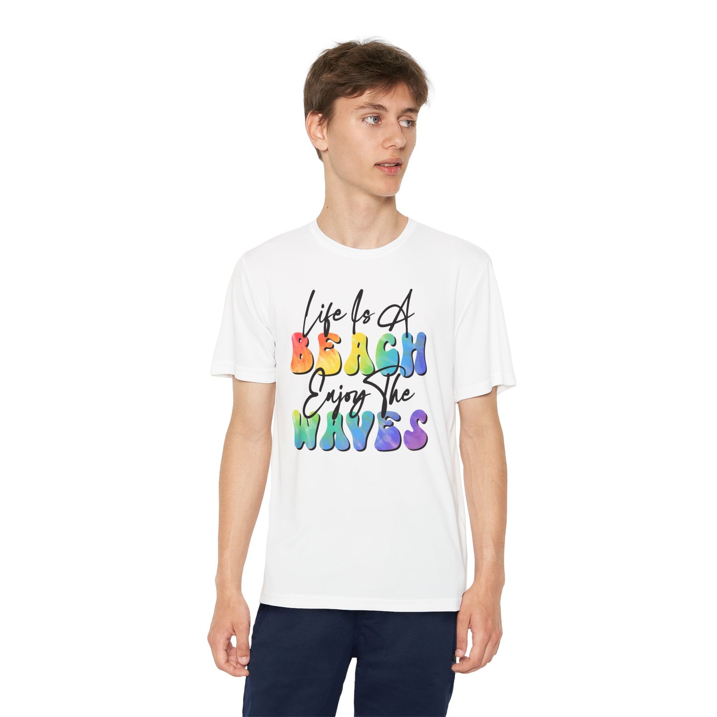 Youth Beach Waves Graphic Tee