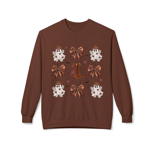Autumn Floral Graphic Women's Crewneck Sweatshirt