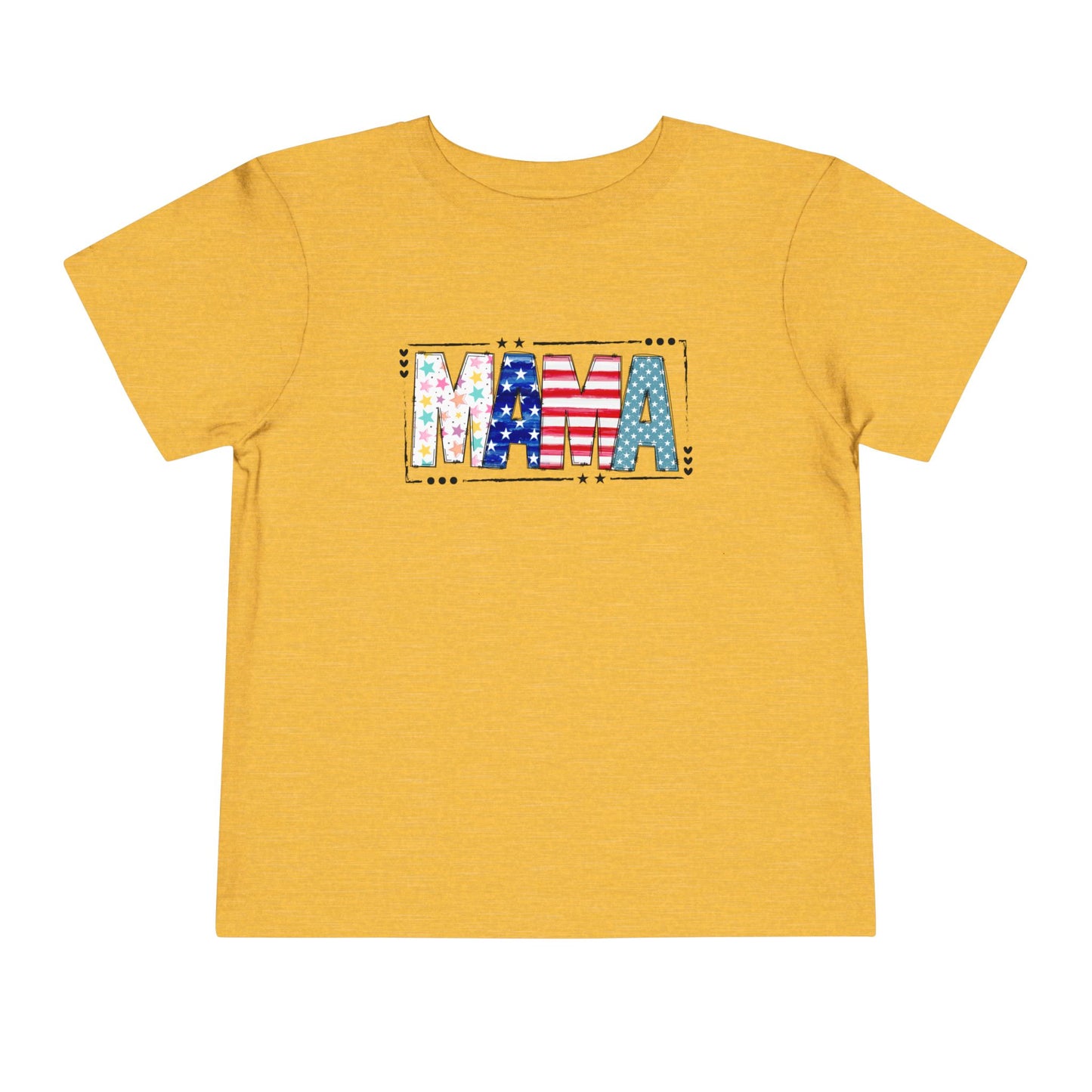 Toddler MAMA Patchwork Stars & Stripes T-Shirt