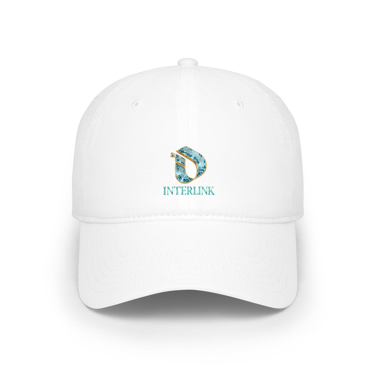 Aquamarine Seaglass Interlink Cotton Twill Cap