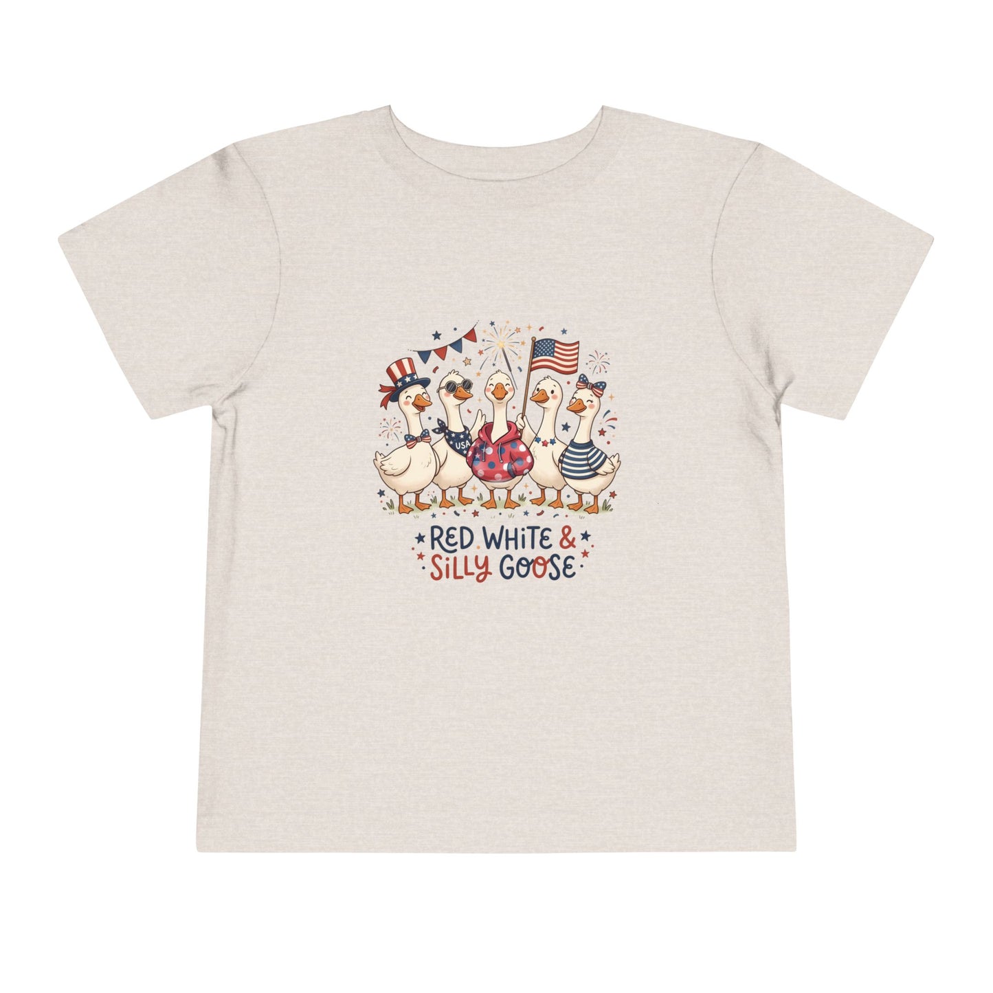 Red White & Silly Goose Toddler T-Shirt
