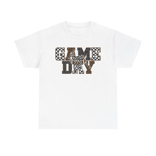 Game Day Leopard Football T-Shirt