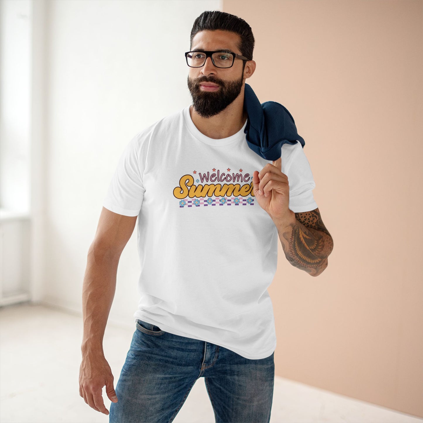 Welcome Summer Pastel Graphic Tee