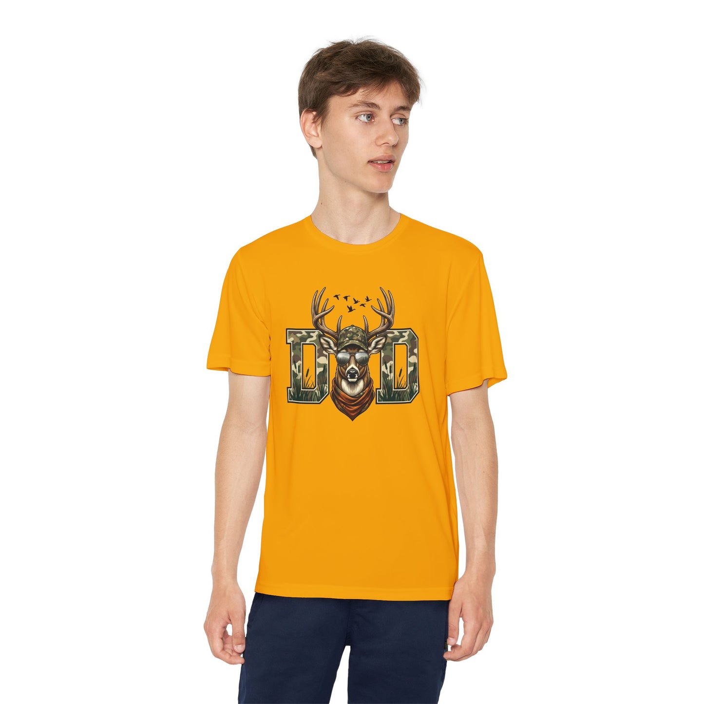 Youth Camo Deer Graphic T-Shirt