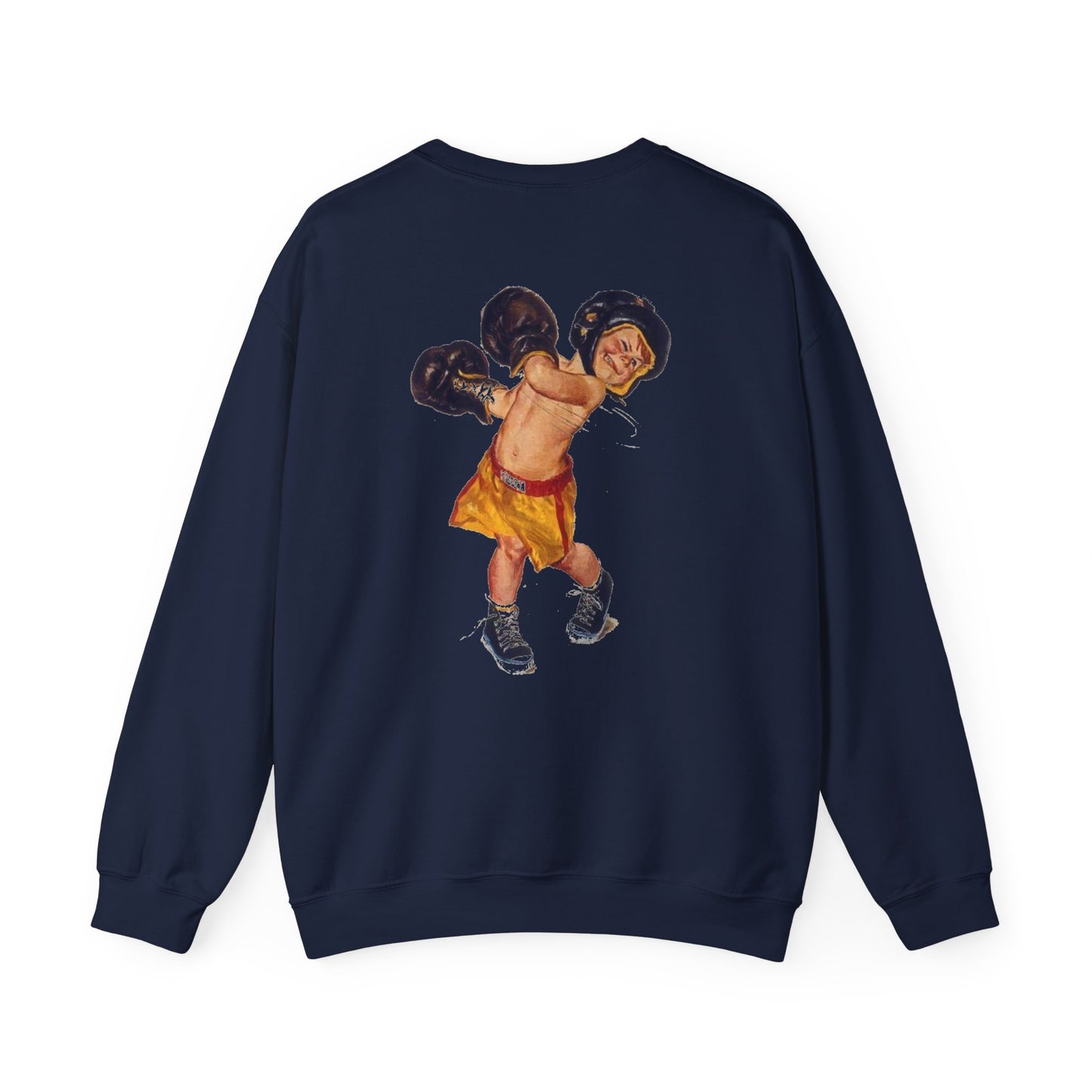 Boxing Kid Crewneck Sweatshirt