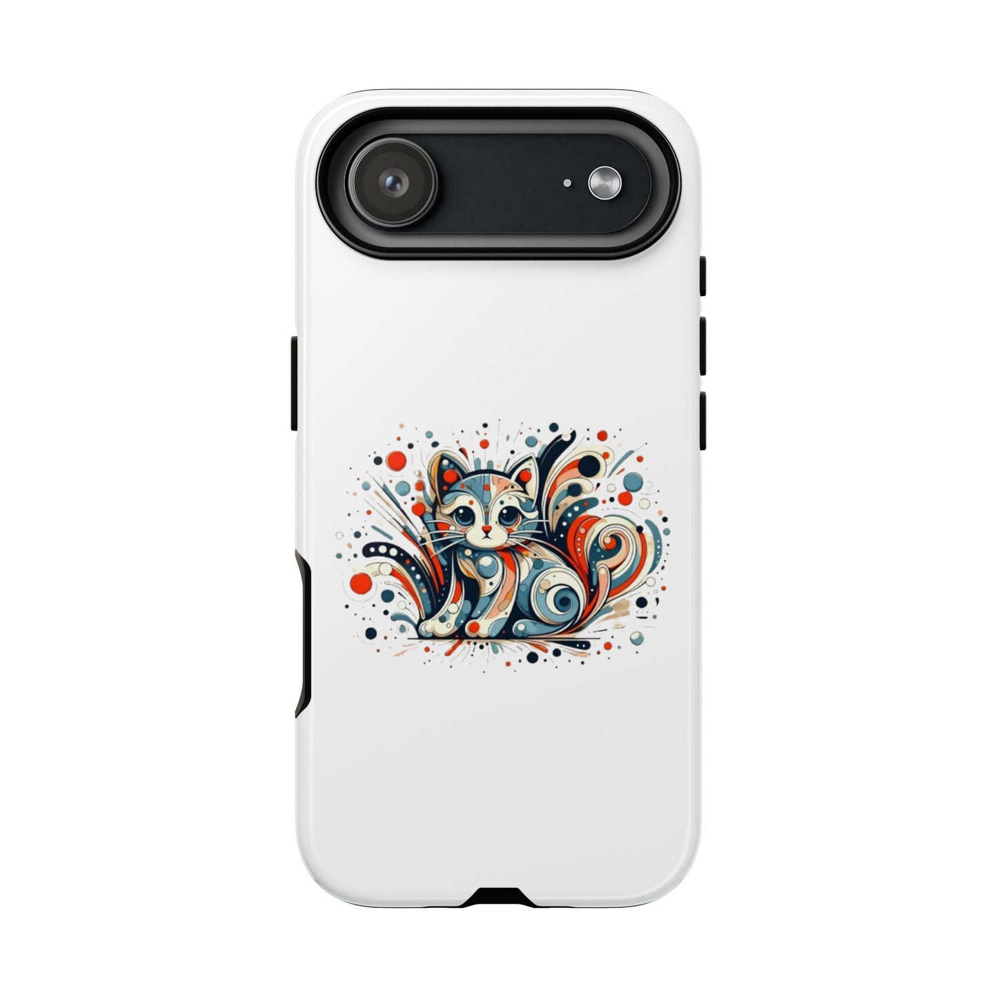 Filigree Cat Apple Phone Case