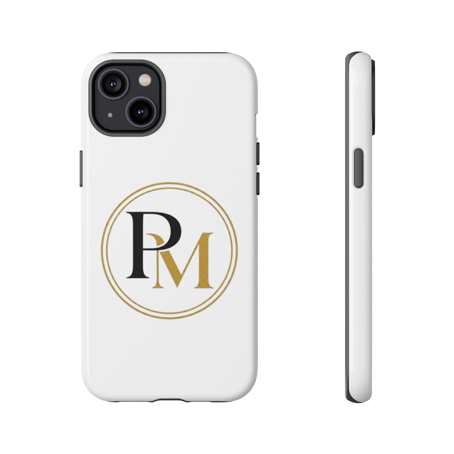 PM Monogram Apple Phone Case