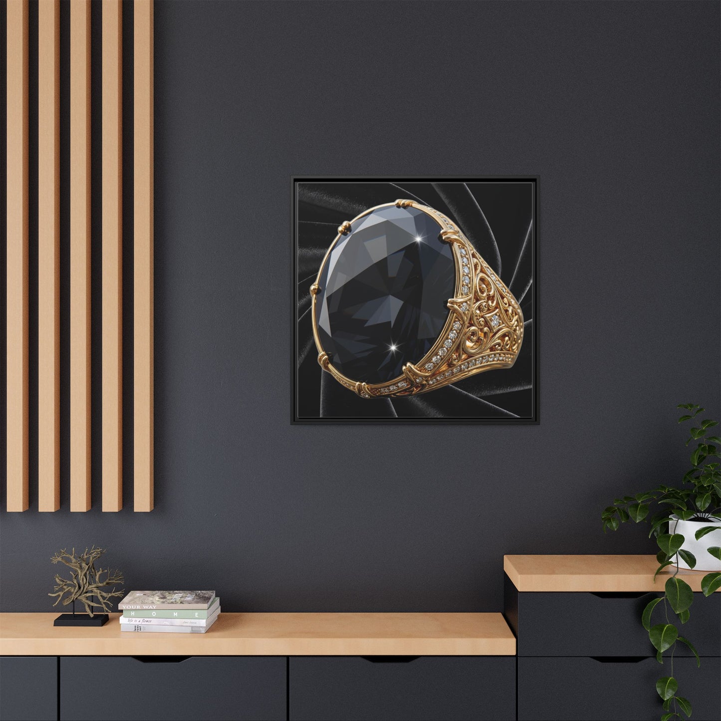 Black Diamond Satin Eclipse Canvas