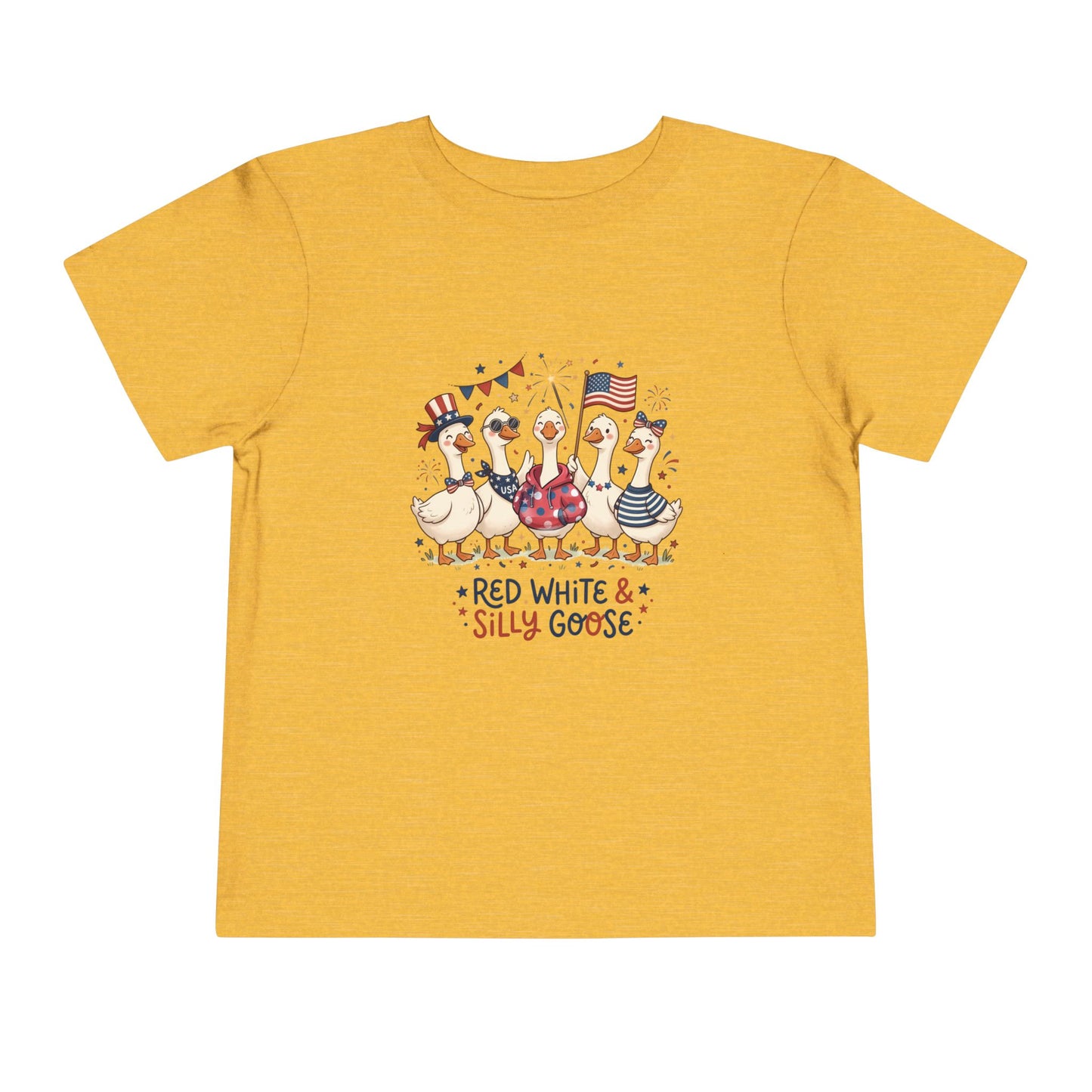 Red White & Silly Goose Toddler T-Shirt