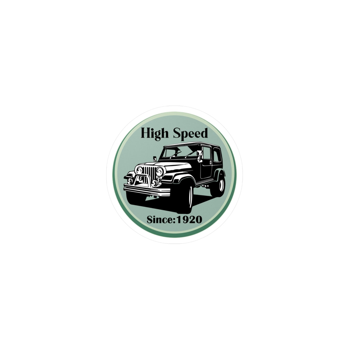 Vintage Off-Road Vinyl Sticker