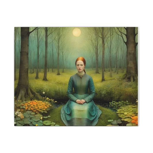 Moonlit Forest Reverie Canvas Print