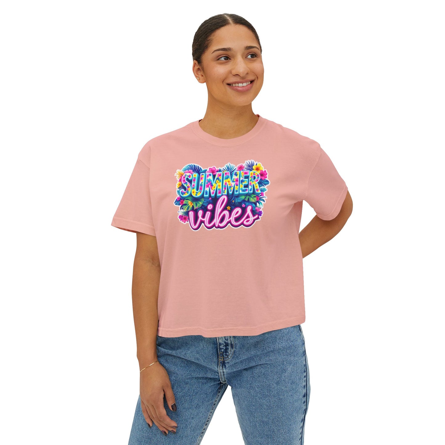 Summer Vibes Boxy Tee