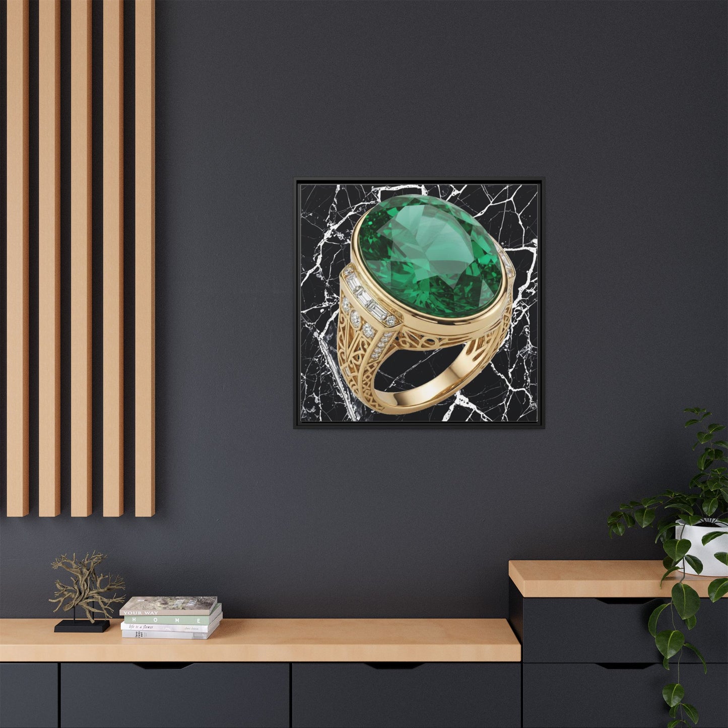 Noir Emerald Heirloom Canvas