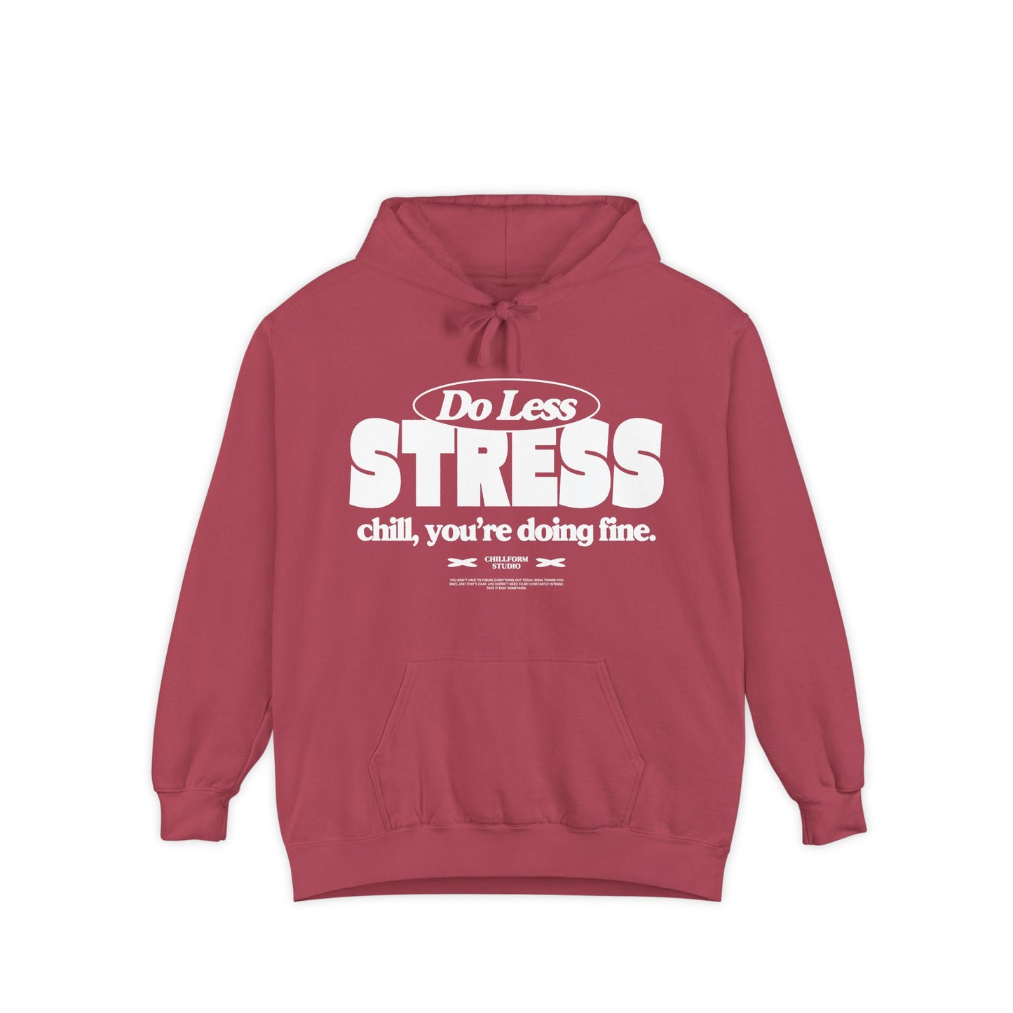 Do Less Stress Relaxed Hoodie