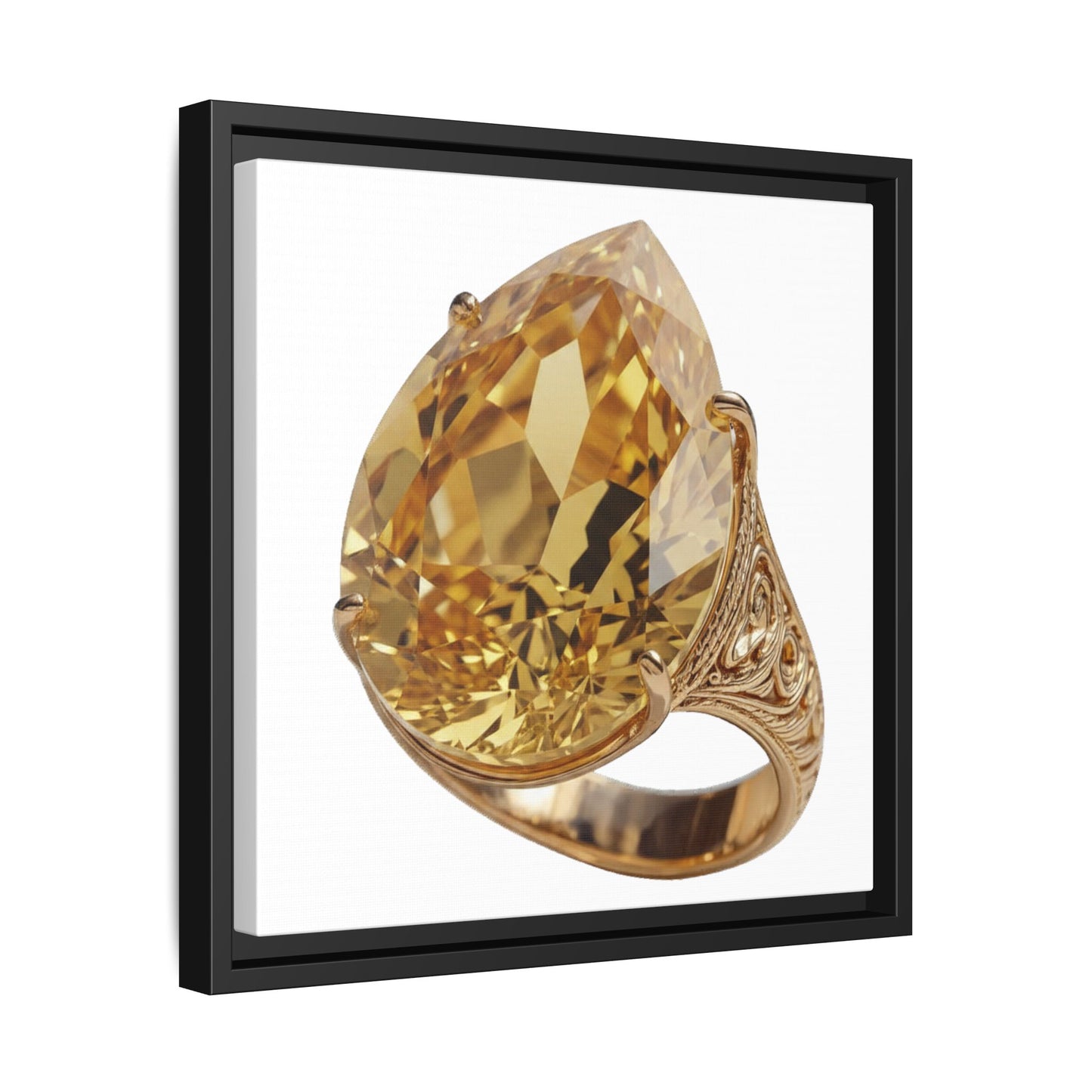 Citrine Signet Canvas Print