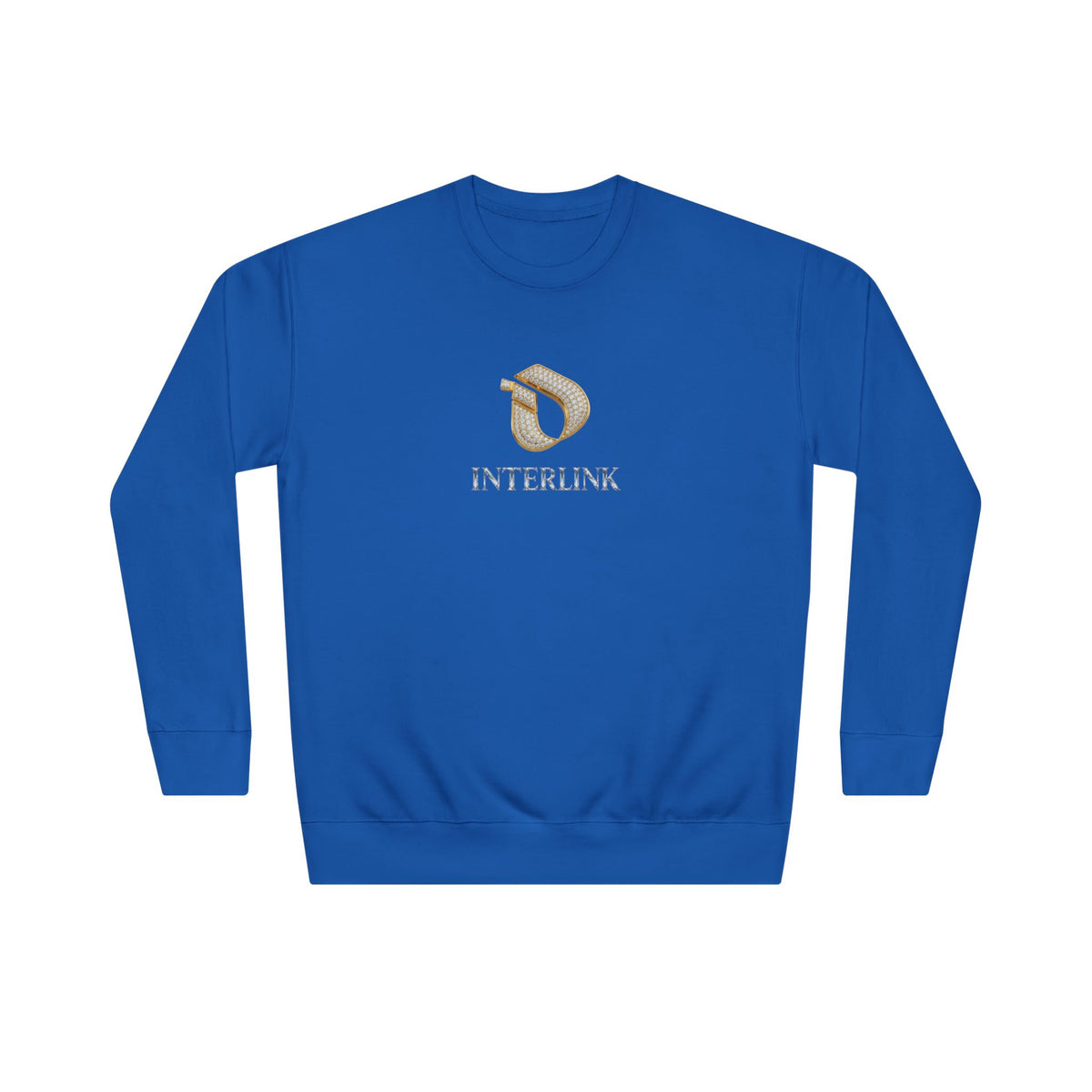 Cut-Diamond Gleam Interlink Crewneck
