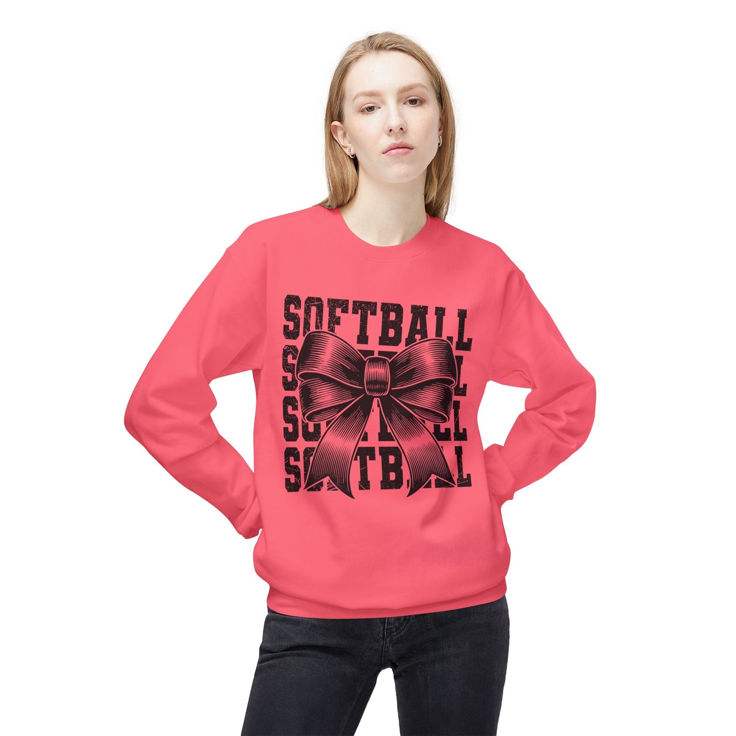 Softball Spirit Crewneck Sweatshirt