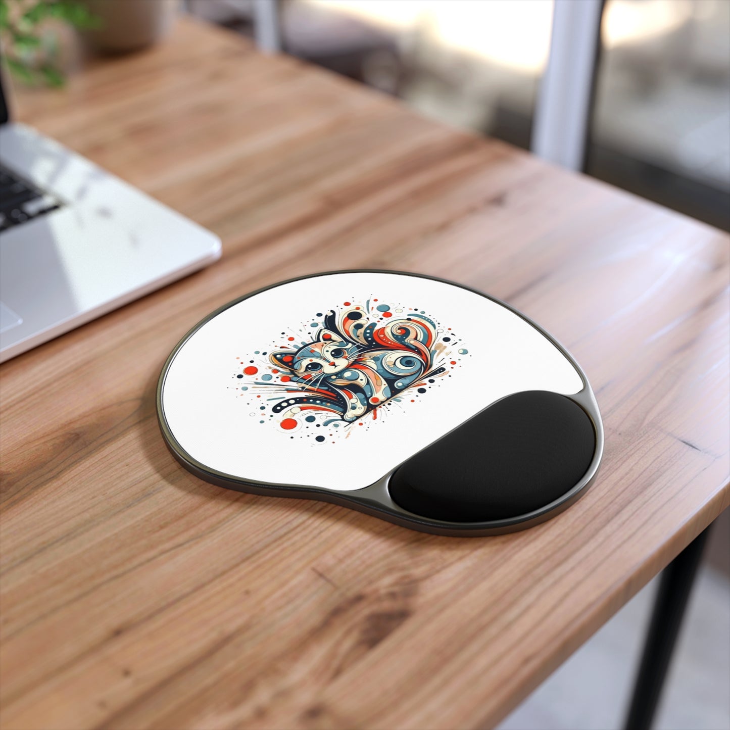 Carnival Curl Cat Mouse Pad