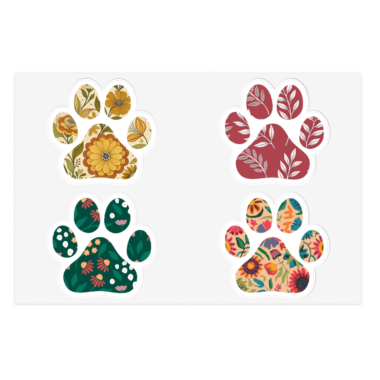 Botanical Paws Sticker Sheet
