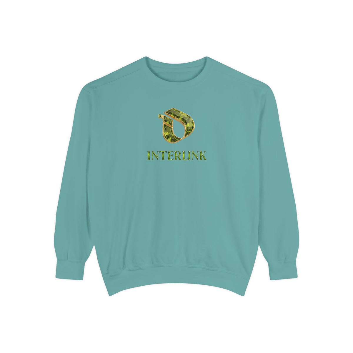 Peridot Meadowlight Interlink Women’s Crewneck Sweatshirt
