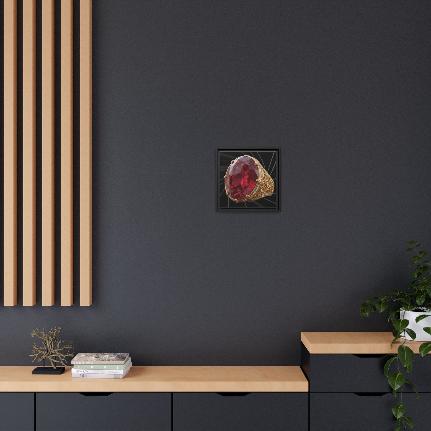 Scarlet Sovereign Canvas