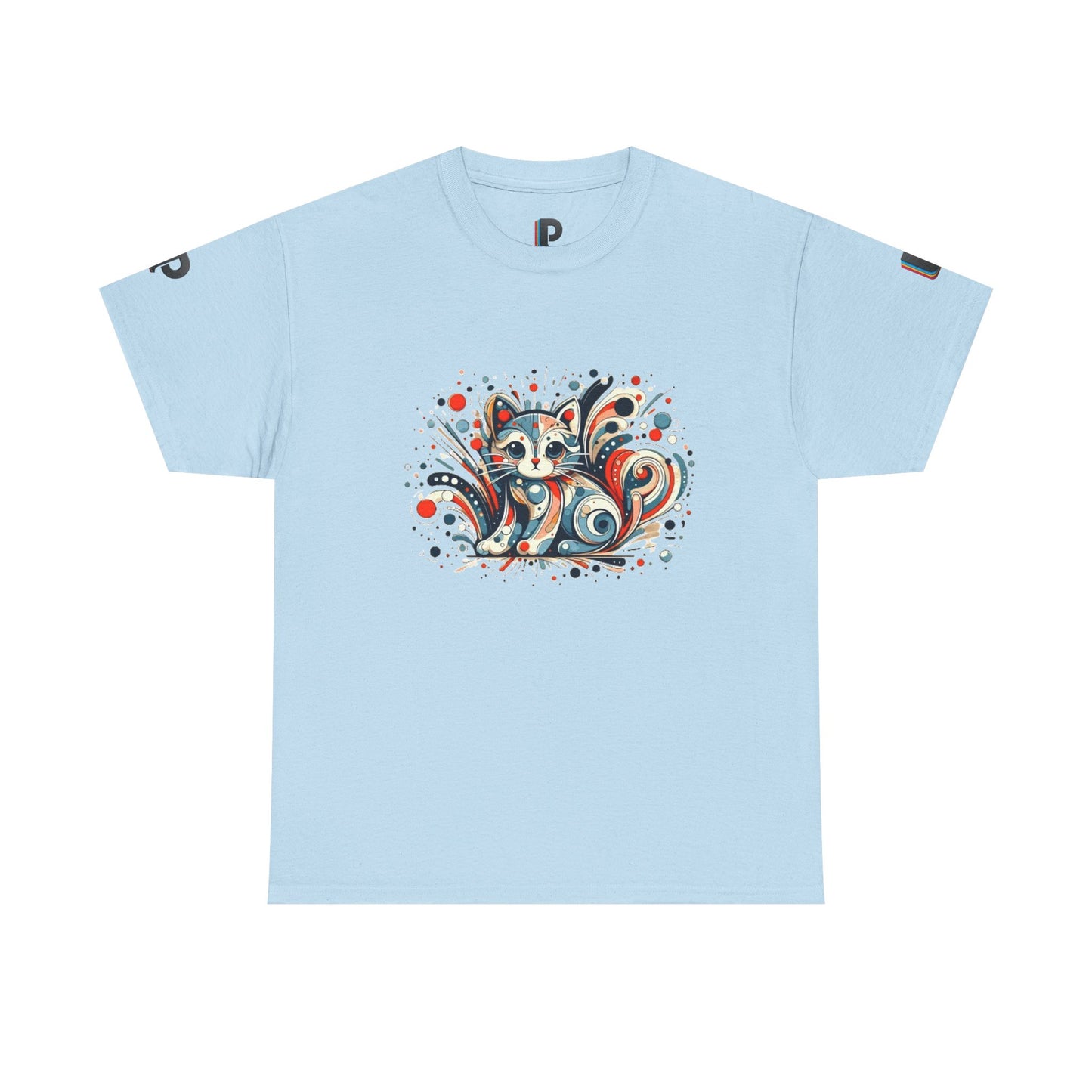 Swirling Cat Portrait Men’s Tee
