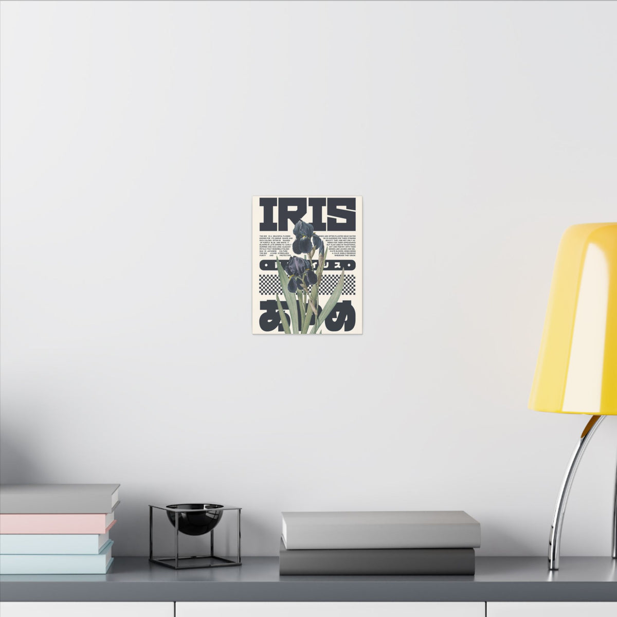 Iris Botanical Matte Canvas Print
