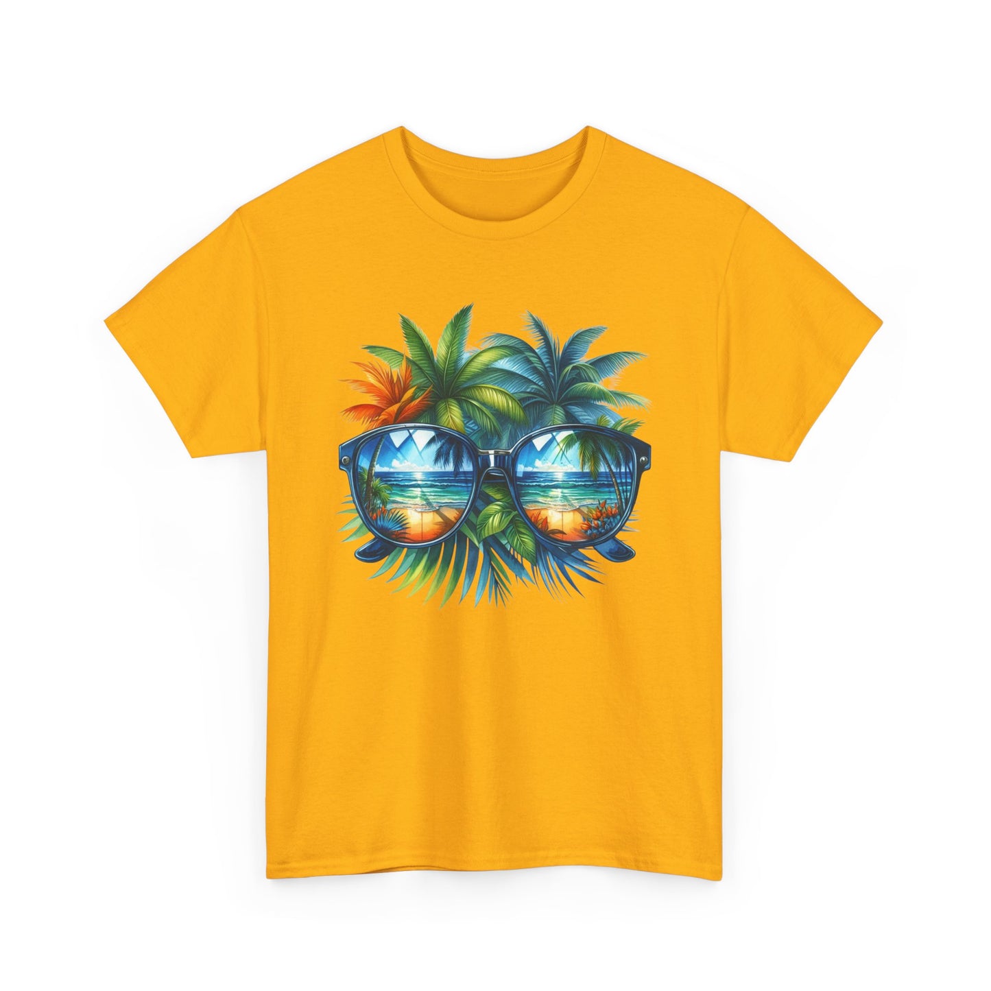 Tropical Sunglasses Palm Tree T-Shirt