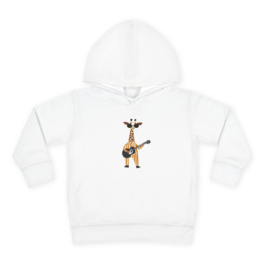Guitar-Playing Giraffe Toddler Hoodie