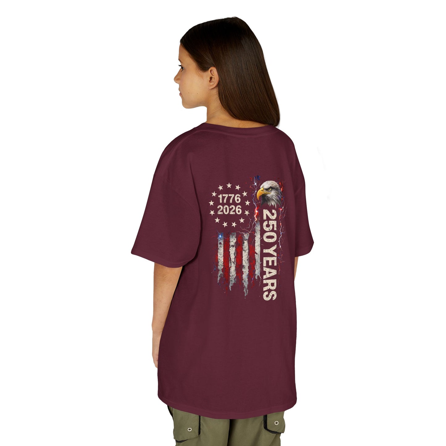 Youth America 250 Years Patriotic T-Shirt