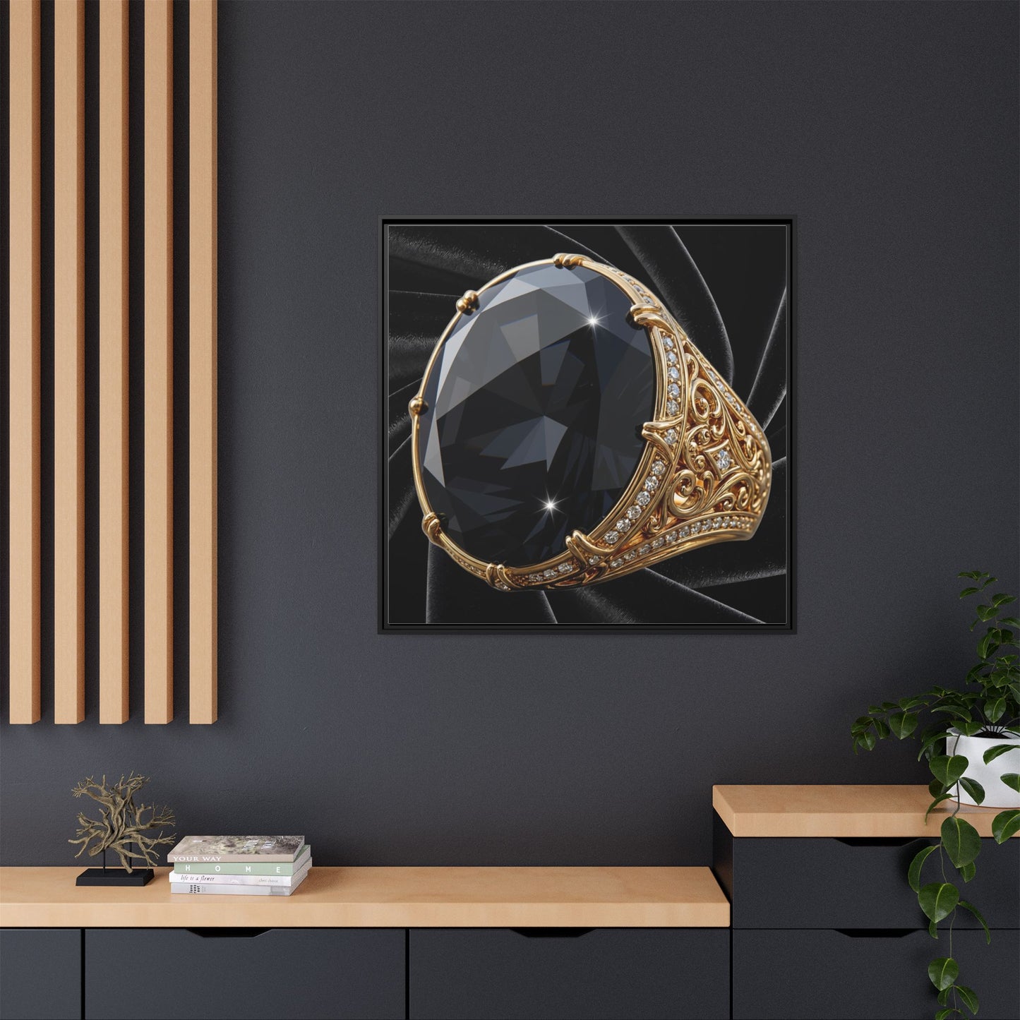 Black Diamond Satin Eclipse Canvas