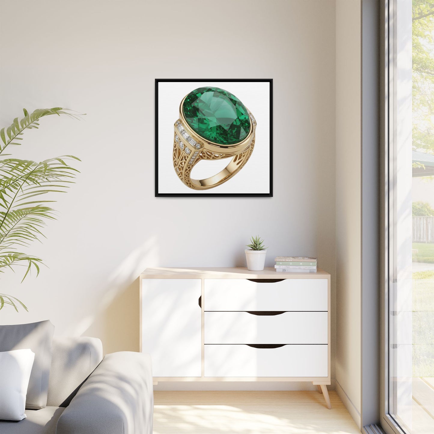Emerald Heirloom Canvas Print