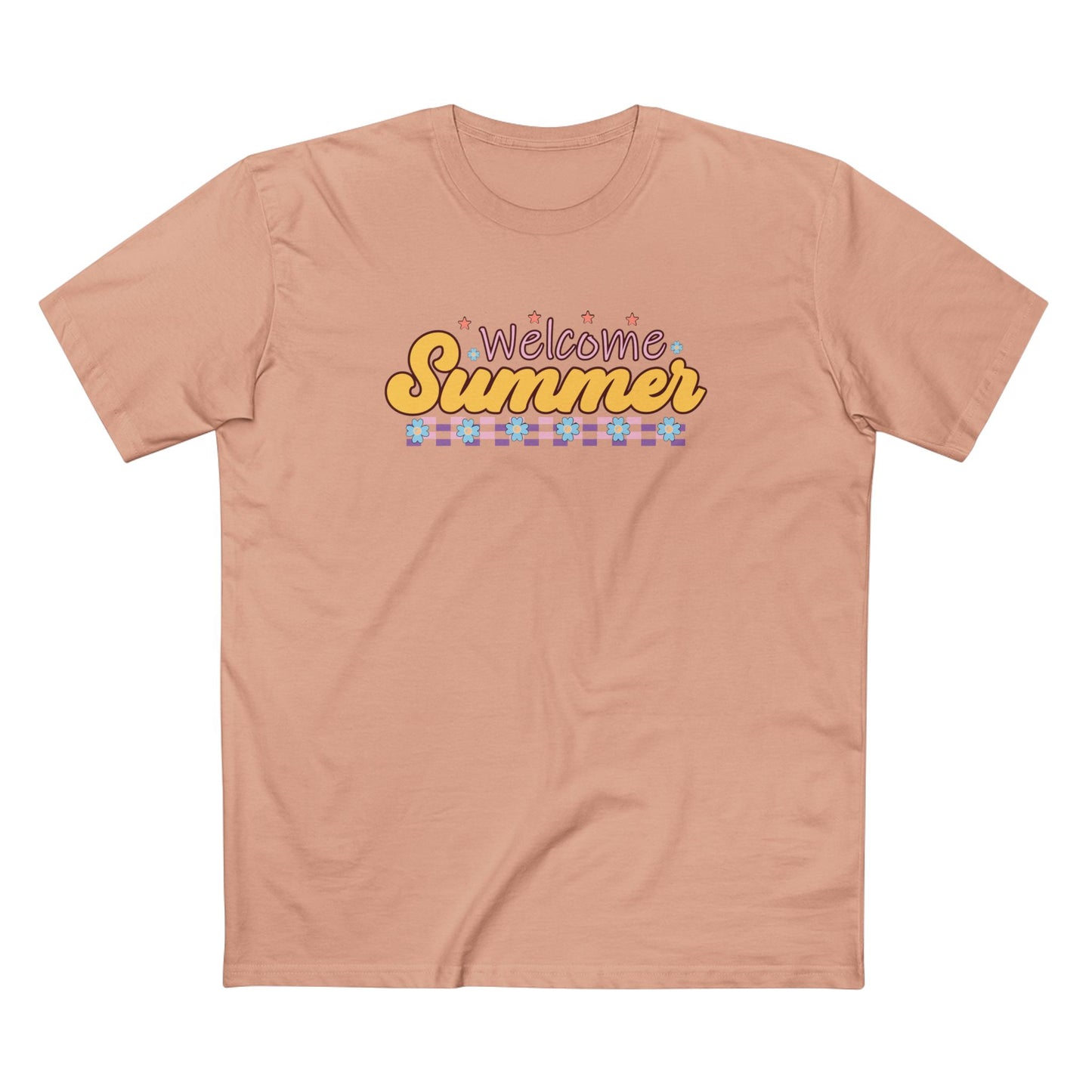Welcome Summer Pastel Graphic Tee